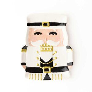 White Nutcracker Dessert Plate